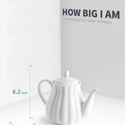 Best reviews of 💯 Sweese Pumpkin Porcelain Teapot 🎁 -SWEESE Salles 20200529112839