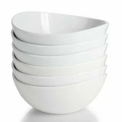 Wholesale 🥰 Sweese White Curve Porcelain Bowls ⌛ -SWEESE Salles 28oz 2