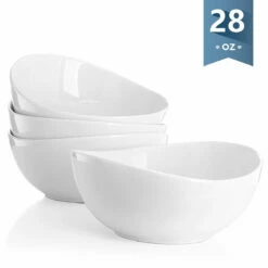 Wholesale 🥰 Sweese White Curve Porcelain Bowls ⌛ -SWEESE Salles 28oz 4 28685b9b 5214 4a5f b5bb 6c92ab498485