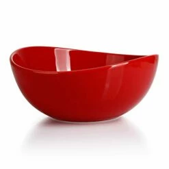 Outlet 👍 Sweese Red Curved Porcelain Bowls 👏 -SWEESE Salles 31OR1 vKzqL