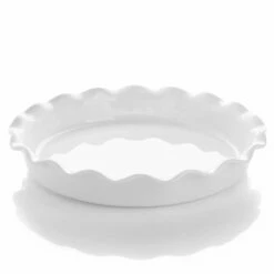 Discount 🛒 Sweese Ruffled Ceramic Pie Pan ⌛