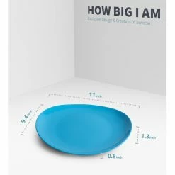 Brand new 🔥 Sweese Steel Blue Curved Porcelain Plates ❤️ -SWEESE Salles 4941120a4cbb3d36d62178ab06611d0b