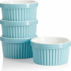 Outlet 🧨 Sweese Turquoise Cupcake Ramekins 👏 -SWEESE Salles 61jVQbC 80L. AC SL1500