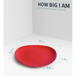 Best reviews of 🌟 Sweese Red Curved Porcelain Plates 😀 -SWEESE Salles 6f4b2e88ac4ef86f27cb8c66233ab010