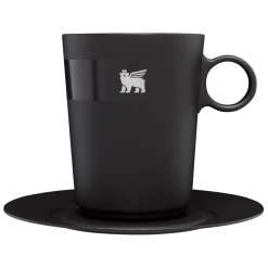 Deals 😀 Stanley The DayBreak Café Latte Cup & Stillness Saucer | 10.6 OZ ✨ -SWEESE Salles B2B Web PNG Cafe Latte Cup Stillness Saucer 10 6OZ Matte Black Front