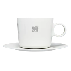 New 🎁 Stanley The DayBreak Cappuccino Cup & Stillness Saucer | 6.5 OZ 🤩 -SWEESE Salles B2B Web PNG Cappucino Cup Stillness Saucer 6 5OZ Pale Stone Front
