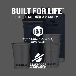 Budget 💯 Stanley Adventure Pre-Party Shot Glass + Flask Set 😍 -SWEESE Salles B2B Web PNG STAN ADV GIFT BOX SHOT GL ST FLASK HammertoneLake PT01