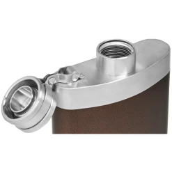 Deals 🔥 Stanley Master Unbreakable Hip Flask | 8 OZ 👏 -SWEESE Salles B2B Web PNG The Master Unbreakable Hip Flask 8oz Bronze Moon Lid Detail