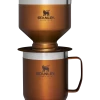 Top 10 🔔 Stanley Classic Perfect-Brew Pour Over Set 🌟 -SWEESE Salles B2B Web PNG The Perfect Brew Pour Over Set 12OZ Maple Glow Front