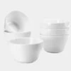 Discount 💯 Sweese White Bouillon Porcelain Bowls 👏 -SWEESE Salles Bouillon cup set 6 white