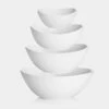 Wholesale 🧨 Sweese 4 Piece Curved Nesting Bowls ⭐ -SWEESE Salles Bowls 10oz 18oz 28oz 42oz