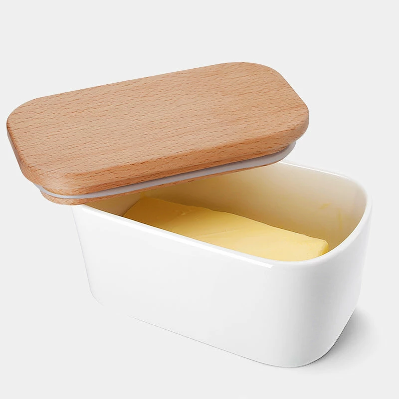Wholesale π₯ Sweese Airtight Butter Dish with Beechwood Lid β 2 Wholesale π₯ Sweese Airtight Butter Dish with Beechwood Lid β