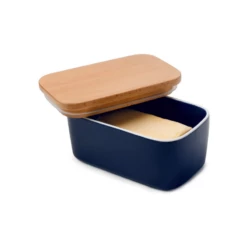 Wholesale π₯ Sweese Airtight Butter Dish with Beechwood Lid β 11 Wholesale π₯ Sweese Airtight Butter Dish with Beechwood Lid β -SWEESE Salles Ceramicbutterdish 2