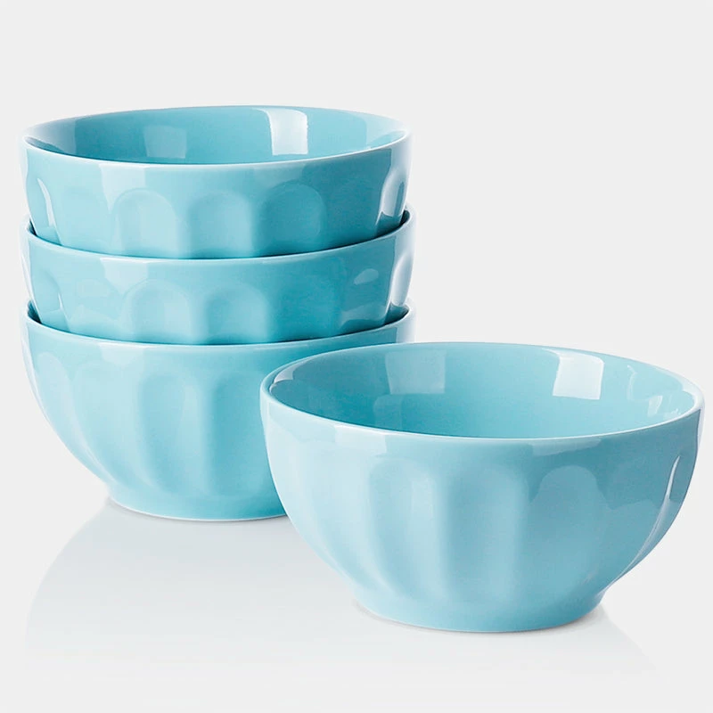 Top 10 β Sweese Turquoise Porcelain Fluted Bowls, Set of 4 𧨠3 Top 10 β Sweese Turquoise Porcelain Fluted Bowls, Set of 4 π§¨