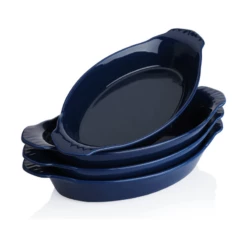 Buy 🌟 Sweese Porcelain Oval Au Gratin Pans 🥰 -SWEESE Salles OvalAuGratinPans 3