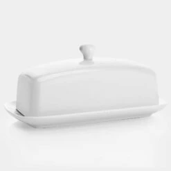 Outlet ⭐ Sweese Porcelain Rectangle Butter Dish with Lid ✔️ -SWEESE Salles Porcelain Butter Dish with Lid White 1024x1024 1bb8f559 8da3 4a35 9f8e 16392269d49b