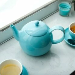 Top 10 ✔️ Sweese 40 Ounces Porcelain Teapot 🌟 -SWEESE Salles Porcelain Teapot Turquoise 1cc14d54 e07c 4597 a8b9 f1fb325c1601