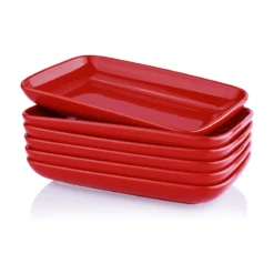 Best Sale 🎉 Sweese Rectangular Salad Plates, Set of 6 🌟 -SWEESE Salles RectangulardessertPlates