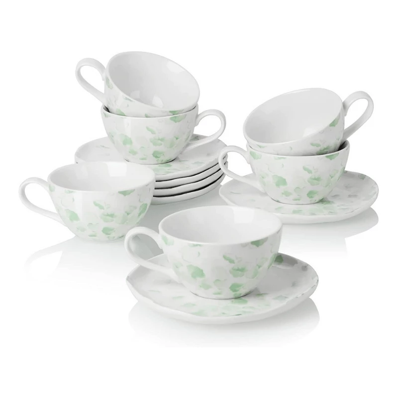 Cheap π₯° Sweese Rose Porcelain Tea Cups and Saucers π 4 Cheap π₯° Sweese Rose Porcelain Tea Cups and Saucers π - Image 2