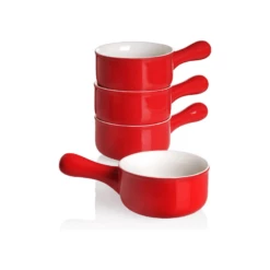 Coupon 😉 Sweese Porcelain Soup Bowls with Handles 👍 -SWEESE Salles SoupBowlswithHandle 4