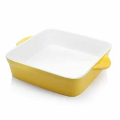 Best reviews of 💯 Sweese Color Square Baking Dish with Double Handle 🎁 -SWEESE Salles SquareBaker 8Inch DoubleHandle Yellow