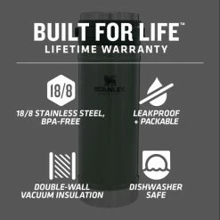 Hot Sale β Stanley Classic Travel Mug French Press | 16 OZ π 14 Hot Sale β Stanley Classic Travel Mug French Press | 16 OZ π -SWEESE Salles Web LIfestyle STAN16OZCLASSICTRAVELFRENCHPRESSH.GREEN 1