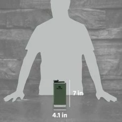 Best deal 🤩 Stanley Adventure Pre-Party Shot Glass + Flask Set ⭐ -SWEESE Salles Web LIfestyle STANADVGIFTBOXSHOTGLSTH.GREEN FLASK 1