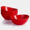 Outlet π Sweese Red Curved Porcelain Bowls π 1 Outlet π Sweese Red Curved Porcelain Bowls π -SWEESE Salles bowlsred 2