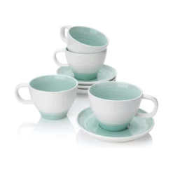 Cheap ✔️ Sweese Gradient Tea Cups and Saucers ✨ -SWEESE Salles ceramicteacupsandsaucers 1
