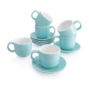 Best reviews of 🔥 Sweese 6 Ounces Porcelain Cappuccino Cups with Saucers ✨ -SWEESE Salles cupswithsaucers 2