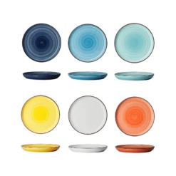 Discount 👍 Sweese Hot Gradient Porcelain Plates 😉 -SWEESE Salles gradientsrounddinnerplates 4