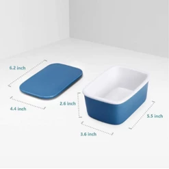 Budget 🎉 Sweese Porcelain Butter Dish with Lid 👍 -SWEESE Salles porcelainbutterdishwithlidsize