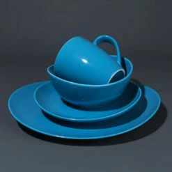 Brand new 🔥 Sweese Steel Blue Curved Porcelain Plates ❤️ -SWEESE Salles sweeseplates 1